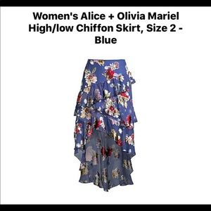Alice & Olivia chiffon skirt